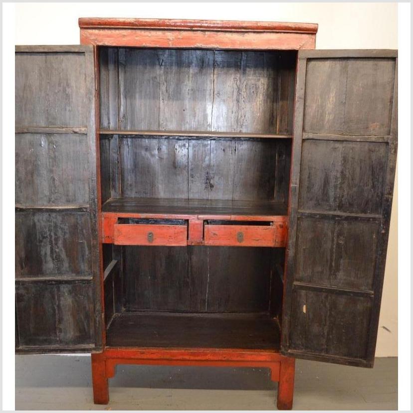 Red Chinoiserie Cabinet-4. Asian & Chinese Furniture, Art, Antiques, Vintage Home Décor for sale at FEA Home