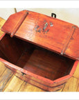 Red Lacquer Food Box-1. Asian & Chinese Furniture, Art, Antiques, Vintage Home Décor for sale at FEA Home