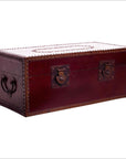 Red Lacquer Trunk-2. Asian & Chinese Furniture, Art, Antiques, Vintage Home Décor for sale at FEA Home