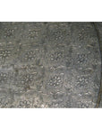Repousse Nickel-Silver Demi-Lune Table-7. Asian & Chinese Furniture, Art, Antiques, Vintage Home Décor for sale at FEA Home