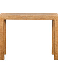 Midcentury Style Woven Rattan Console Table-1. Asian & Chinese Furniture, Art, Antiques, Vintage Home Décor for sale at FEA Home
