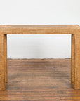 Midcentury Style Woven Rattan Console Table-2. Asian & Chinese Furniture, Art, Antiques, Vintage Home Décor for sale at FEA Home