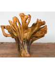 Rustic Vintage Chinese Camphor Wood Tree Root Armchair with Light Varnish-4. Asian & Chinese Furniture, Art, Antiques, Vintage Home Décor for sale at FEA Home
