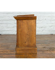 Rustic Vintage Indian Natural Sheesham Wood Side Cabinet with Iron Hardware-16. Asian & Chinese Furniture, Art, Antiques, Vintage Home Décor for sale at FEA Home