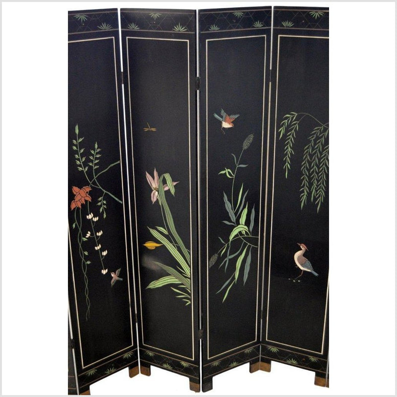 6-Panel Chinese Vintage Screen Depicting Flowers, Birds and Trees-YN2790-21. Asian & Chinese Furniture, Art, Antiques, Vintage Home Décor for sale at FEA Home