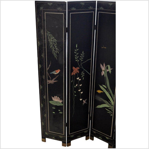 6-Panel Chinese Vintage Screen Depicting Flowers, Birds and Trees-YN2790-22. Asian & Chinese Furniture, Art, Antiques, Vintage Home Décor for sale at FEA Home