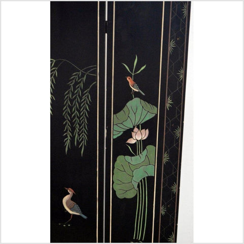 6-Panel Chinese Vintage Screen Depicting Flowers, Birds and Trees-YN2790-23. Asian & Chinese Furniture, Art, Antiques, Vintage Home Décor for sale at FEA Home