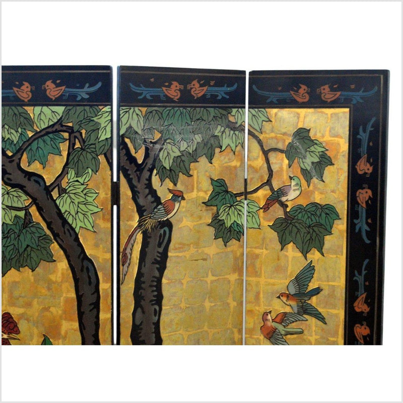 6-Panel Chinese Vintage Screen Depicting Flowers, Birds and Trees-YN2790-5. Asian & Chinese Furniture, Art, Antiques, Vintage Home Décor for sale at FEA Home