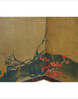 4-Panel Gold Screen with Chinoiseries of Flowers and Plants-9. Asian & Chinese Furniture, Art, Antiques, Vintage Home Décor for sale at FEA Home