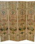Chinese-made Vintage 4-Panel Middle Eastern Inspired Screen-1. Asian & Chinese Furniture, Art, Antiques, Vintage Home Décor for sale at FEA Home
