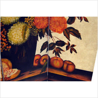 4-Panel Screen with Still-Life Design