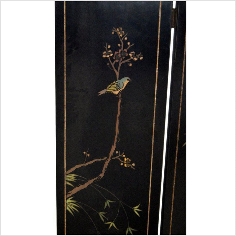 4-Panel Gilt Lacquered Screen-YN2823-12. Asian & Chinese Furniture, Art, Antiques, Vintage Home Décor for sale at FEA Home