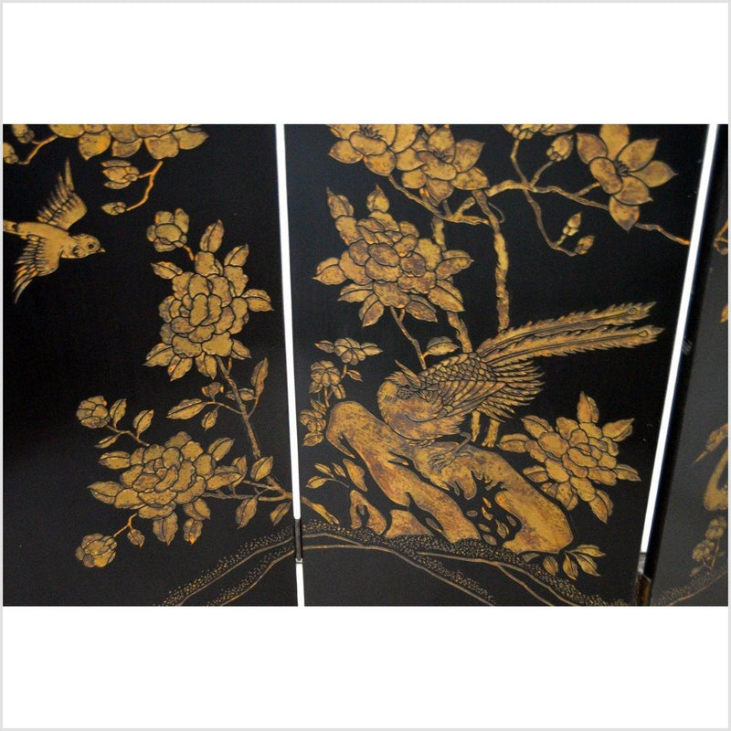 4-Panel Gilt Lacquered Screen-YN2823-6. Asian & Chinese Furniture, Art, Antiques, Vintage Home Décor for sale at FEA Home