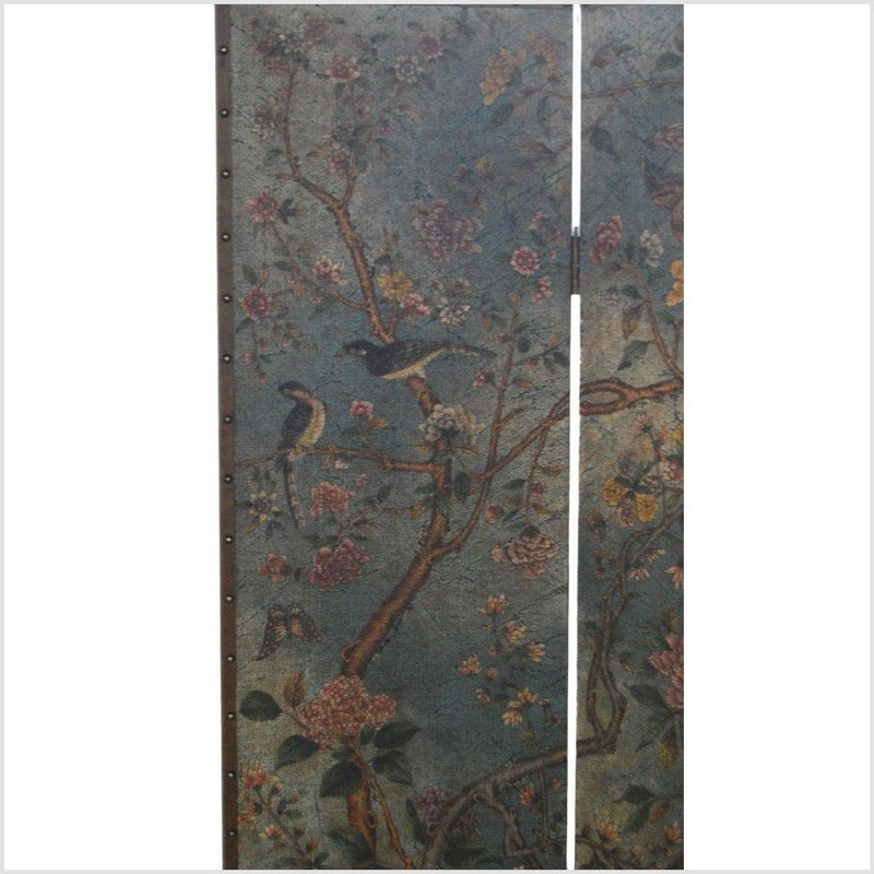 4-Panel Screen Designed with Birds and Flowers-YN2842-4. Asian & Chinese Furniture, Art, Antiques, Vintage Home Décor for sale at FEA Home