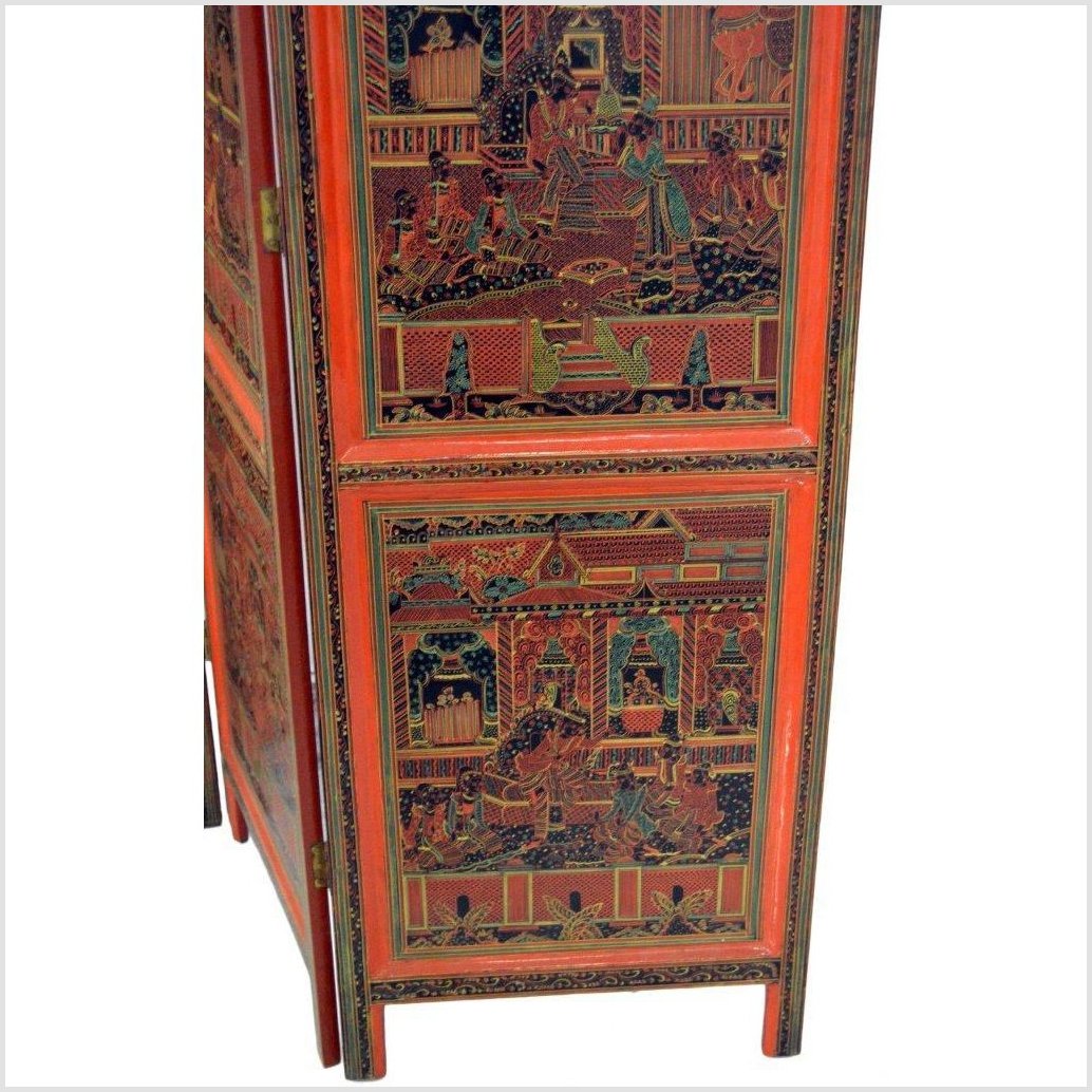 4-Panel Middle Eastern Art Inspired Screen-YN2844-10. Asian & Chinese Furniture, Art, Antiques, Vintage Home Décor for sale at FEA Home