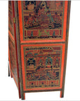 4-Panel Middle Eastern Art Inspired Screen-10. Asian & Chinese Furniture, Art, Antiques, Vintage Home Décor for sale at FEA Home