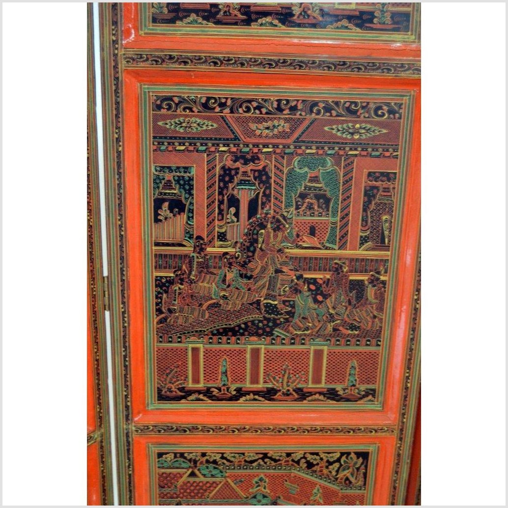 4-Panel Middle Eastern Art Inspired Screen-YN2844-12. Asian & Chinese Furniture, Art, Antiques, Vintage Home Décor for sale at FEA Home