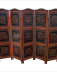 4-Panel Middle Eastern Art Inspired Screen-14. Asian & Chinese Furniture, Art, Antiques, Vintage Home Décor for sale at FEA Home