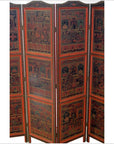 4-Panel Middle Eastern Art Inspired Screen-3. Asian & Chinese Furniture, Art, Antiques, Vintage Home Décor for sale at FEA Home