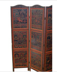 4-Panel Middle Eastern Art Inspired Screen-4. Asian & Chinese Furniture, Art, Antiques, Vintage Home Décor for sale at FEA Home