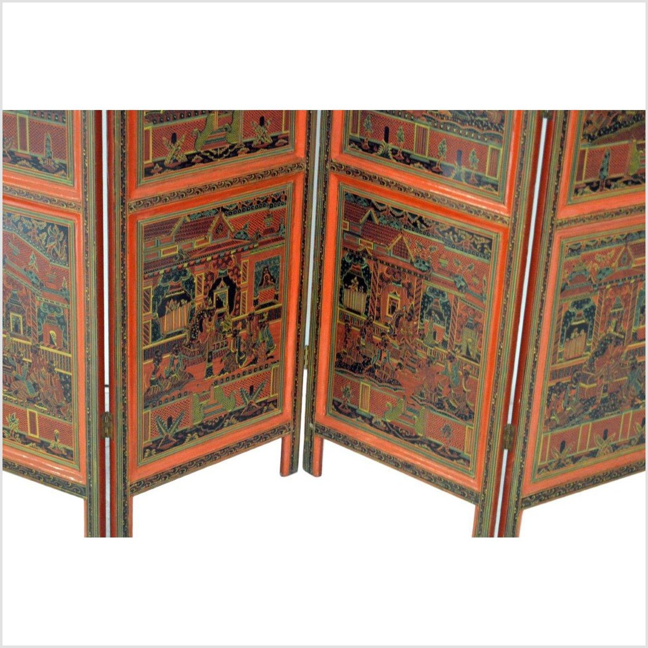 4-Panel Middle Eastern Art Inspired Screen-YN2844-7. Asian & Chinese Furniture, Art, Antiques, Vintage Home Décor for sale at FEA Home