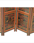 4-Panel Middle Eastern Art Inspired Screen-7. Asian & Chinese Furniture, Art, Antiques, Vintage Home Décor for sale at FEA Home