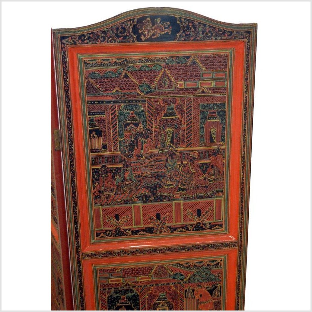 4-Panel Middle Eastern Art Inspired Screen-YN2844-9. Asian & Chinese Furniture, Art, Antiques, Vintage Home Décor for sale at FEA Home