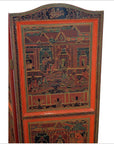 4-Panel Middle Eastern Art Inspired Screen-9. Asian & Chinese Furniture, Art, Antiques, Vintage Home Décor for sale at FEA Home