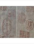 4-Panel Screen with Chinese Maker's Mark Stamps-4. Asian & Chinese Furniture, Art, Antiques, Vintage Home Décor for sale at FEA Home