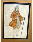 4-Panel Screen with Individual Frames of Men from Different Nations-14. Asian & Chinese Furniture, Art, Antiques, Vintage Home Décor for sale at FEA Home