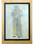 4-Panel Screen with Individual Frames of Men from Different Nations-5. Asian & Chinese Furniture, Art, Antiques, Vintage Home Décor for sale at FEA Home