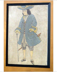 4-Panel Screen with Individual Frames of Men from Different Nations-6. Asian & Chinese Furniture, Art, Antiques, Vintage Home Décor for sale at FEA Home