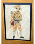 4-Panel Screen with Individual Frames of Men from Different Nations-8. Asian & Chinese Furniture, Art, Antiques, Vintage Home Décor for sale at FEA Home
