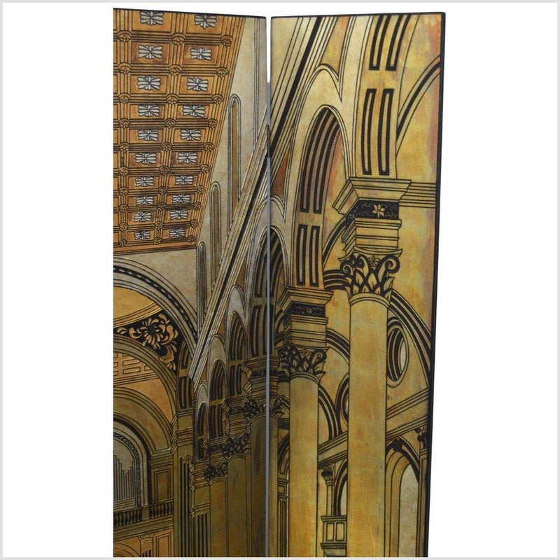 4-Panel Screen Designed with Roman Architectural Arches-YN2859 / YN2768 / YN2783-5. Asian & Chinese Furniture, Art, Antiques, Vintage Home Décor for sale at FEA Home