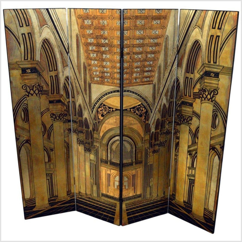 4-Panel Screen Designed with Roman Architectural Arches-YN2859 / YN2768 / YN2783-1. Asian & Chinese Furniture, Art, Antiques, Vintage Home Décor for sale at FEA Home