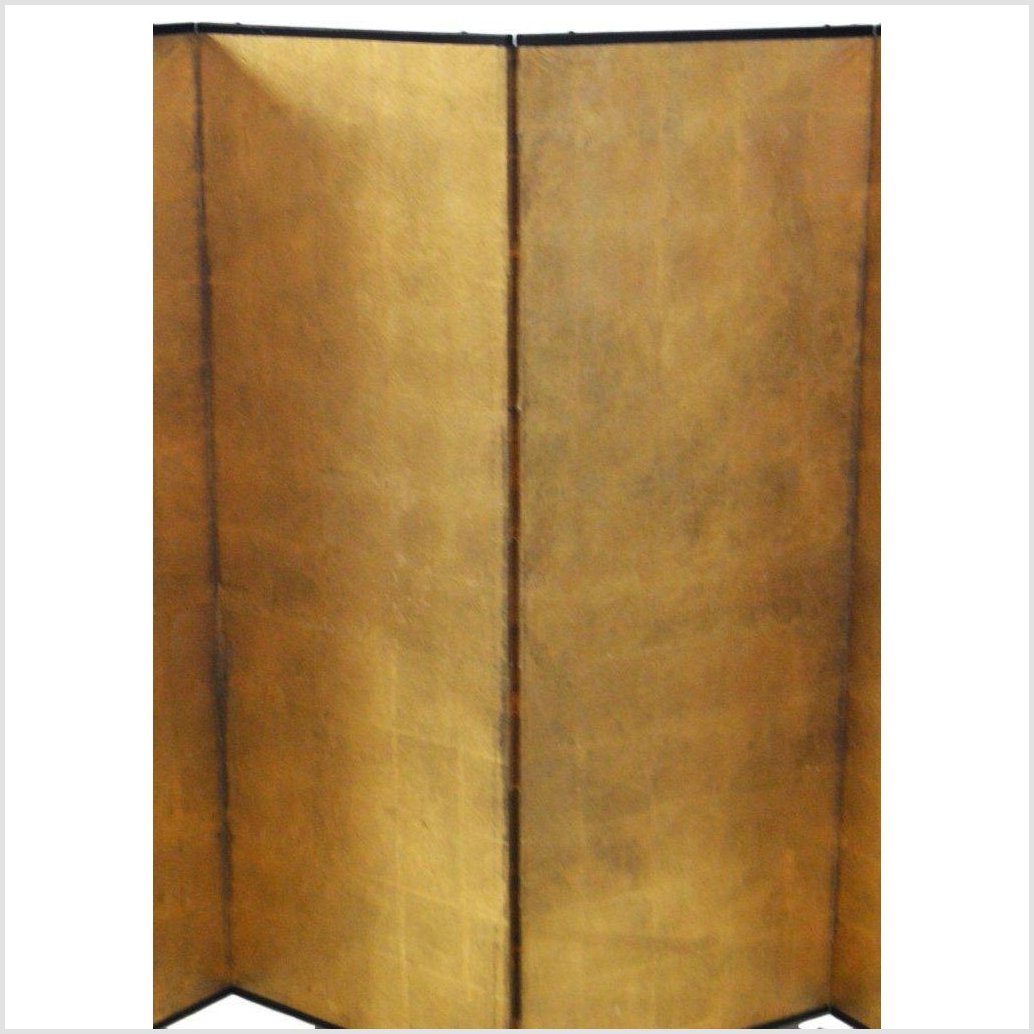 4-Panel Screen with a Fading Gold Tone-YN2863-2. Asian & Chinese Furniture, Art, Antiques, Vintage Home Décor for sale at FEA Home