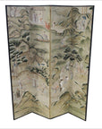 4-Panel Shan Shui Inspired Screen-1. Asian & Chinese Furniture, Art, Antiques, Vintage Home Décor for sale at FEA Home