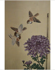 6-Panel Japanese Style Screen Painted with Cherry Blossom Design-15. Asian & Chinese Furniture, Art, Antiques, Vintage Home Décor for sale at FEA Home