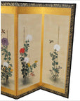 6-Panel Japanese Style Screen Painted with Cherry Blossom Design-2. Asian & Chinese Furniture, Art, Antiques, Vintage Home Décor for sale at FEA Home