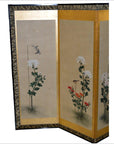 6-Panel Japanese Style Screen Painted with Cherry Blossom Design-4. Asian & Chinese Furniture, Art, Antiques, Vintage Home Décor for sale at FEA Home