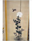 6-Panel Japanese Style Screen Painted with Cherry Blossom Design-5. Asian & Chinese Furniture, Art, Antiques, Vintage Home Décor for sale at FEA Home