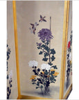 6-Panel Japanese Style Screen Painted with Cherry Blossom Design-7. Asian & Chinese Furniture, Art, Antiques, Vintage Home Décor for sale at FEA Home