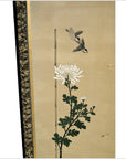 6-Panel Japanese Style Screen Painted with Cherry Blossom Design-9. Asian & Chinese Furniture, Art, Antiques, Vintage Home Décor for sale at FEA Home