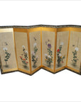 6-Panel Japanese Style Screen Painted with Cherry Blossom Design-1. Asian & Chinese Furniture, Art, Antiques, Vintage Home Décor for sale at FEA Home