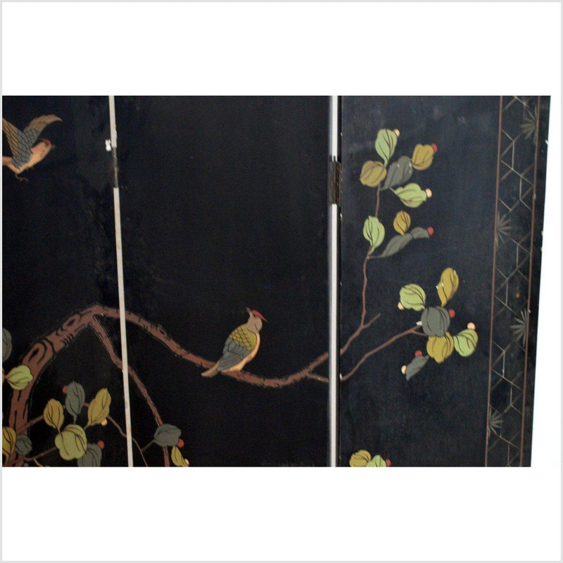 4-Panel Japanese Style Screen Designed with Cranes-YN2879 / YN2886-14. Asian & Chinese Furniture, Art, Antiques, Vintage Home Décor for sale at FEA Home
