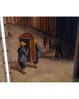 4-Panel Screen Showing Mid-1800s Macau-10. Asian & Chinese Furniture, Art, Antiques, Vintage Home Décor for sale at FEA Home