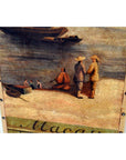 4-Panel Screen Showing Mid-1800s Macau-8. Asian & Chinese Furniture, Art, Antiques, Vintage Home Décor for sale at FEA Home