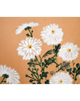 Multicolor painted wooden 2-panel screen with floral, bird, and bamboo leaf designs, nature-inspired decorative panel.