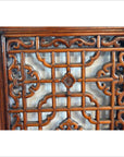 2-Panel Wooden Screen with Open Fretwork-3. Asian & Chinese Furniture, Art, Antiques, Vintage Home Décor for sale at FEA Home