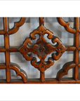 2-Panel Wooden Screen with Open Fretwork-4. Asian & Chinese Furniture, Art, Antiques, Vintage Home Décor for sale at FEA Home